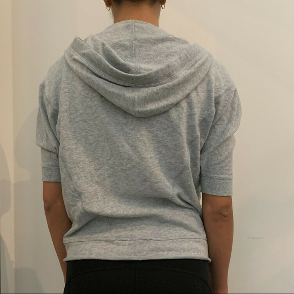 VICTORIA SECRET SPORT GREY ZIP UP SWEATSHIRT - Picture 2 of 10